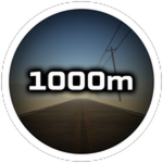 1000 meters