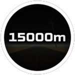 15,000 meters