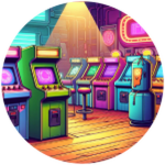 Chegue ao mundo Arcade