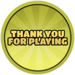 Obrigado por jogar!