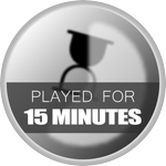 Jogou por 15 minutos!