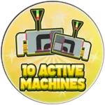 RoBlock Factory Tycoon - 활성 기계 10대