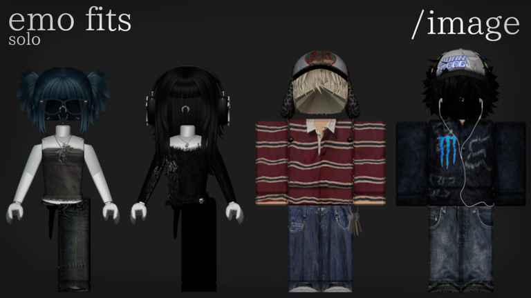 UPD❗Emo + Ideias de Roupas de Cena!