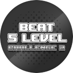 Beat 5 levels in challenge 2